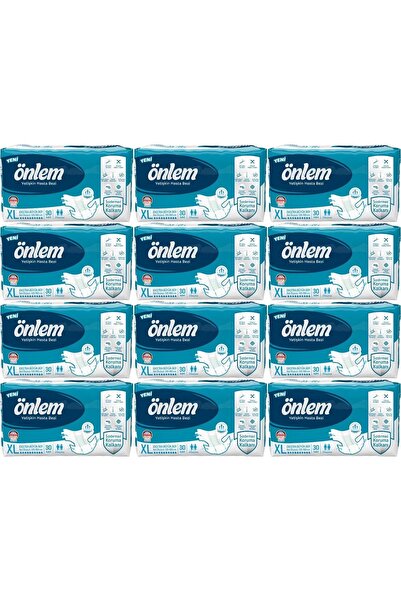 ÖNLEM Patient Diaper with Waist Band Textile Surface XL - Extra Large - Extra...