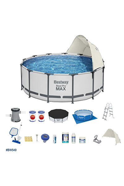 BESTWAY Gölgelikli Prefabrik Havuz Seti 427x122cm BW549 5612X