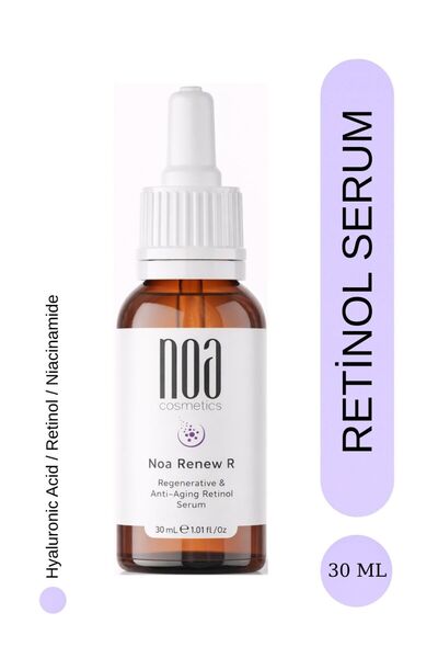 noa cosmetics Yaşlanma Karşıtı Yenileyici Retinol Serum - Niacinamide, Cerami...