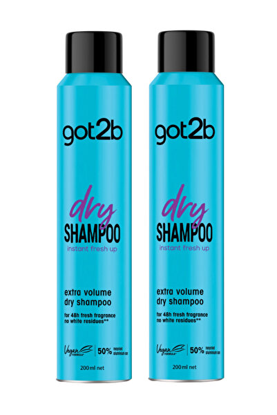 Got2B Fresh It Up Volume Kuru Şampuan 200 Ml X 2 Adet