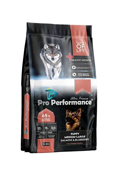Pro Performance Pro Somonlu ve Yaban Mersinli Yavru Köpek Maması 12 Kg