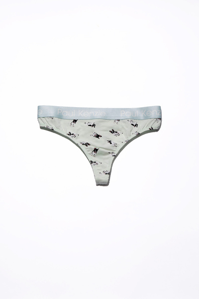 Paul Kenzie Saving House Patterned Frenchie Women's String Panties