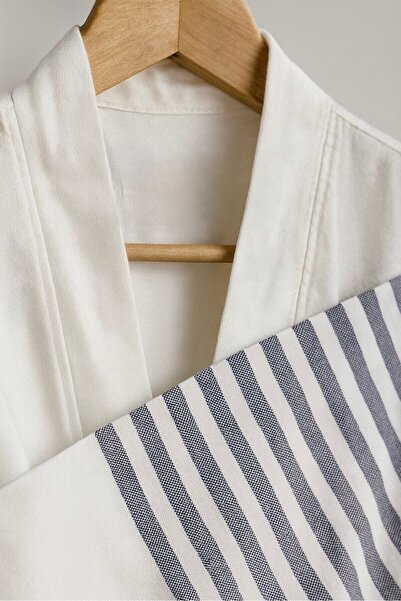 LUNGA VİTA Πολυτελές μπουρνούζι από 100% βαμβάκι με υφαντική υφή (το προϊόν μ...