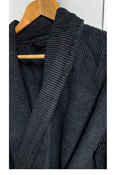 LUNGA VİTA Розкішний смугастий чоловічий халат з власним візерунком