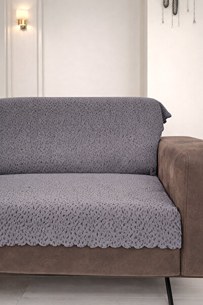 LUNGA VİTA Çita Koltuk Örtüsü Lüks Keçeli Alt Kumaş Kaymaz Koltuk Örtüsü 175x...