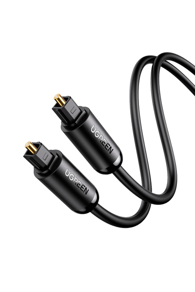 Ugreen Toslink Optik Ses Kablosu 1.5 Metre, Siyah, 70891