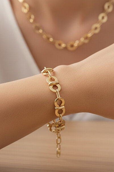 XUPING JEWELRY Stil Incisi/Xupıng Jewelry 14 Ayar Altın Kaplama Belle Model B...