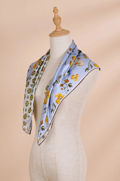 Otantik Çarşı Scarf Polyester Fiber Spinning Machine Printing 68X68 Cm. K105408