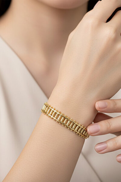 XUPING JEWELRY Stil Incisi/Xupıng Jewelry 14 Ayar Altın Kaplama Nokta Model B...