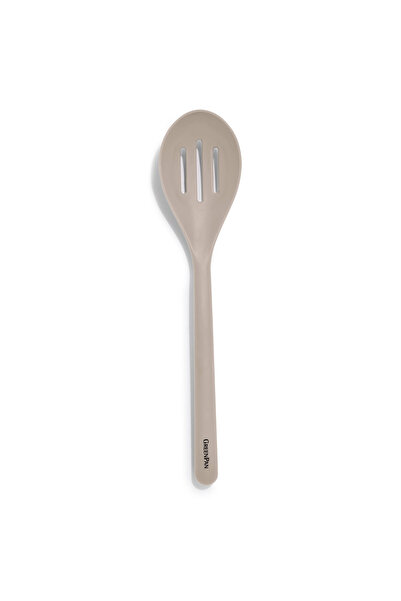 Greenpan Beige Silicone Perforated Spoon
