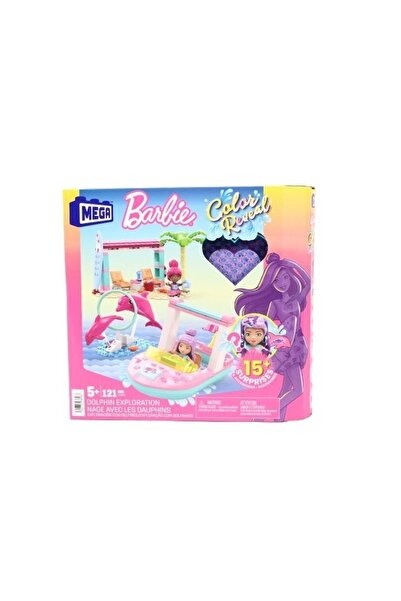Barbie Σετ Κατασκευών, Mega, Περιπέτεια Αποκάλυψης Χρωμάτων, +5 ετών, Πολύχρωμο