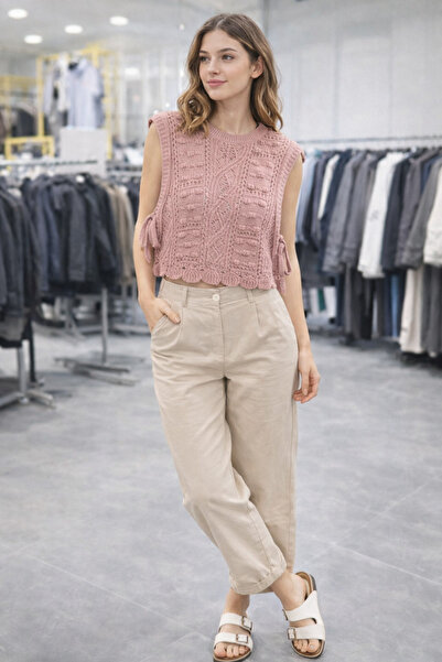 Noa&Noa Ponponlu Ajurlı Hırka