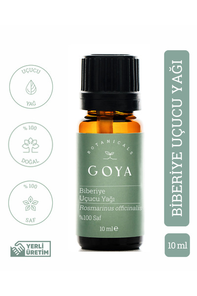 Goya Botanicals Biberiye Uçucu Yağı | 10 ml - %100 Saf ve Doğal
