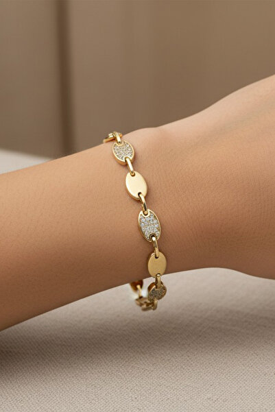 XUPING JEWELRY STİL İNCİSİ/XUPING JEWELRY OVAL ZİRKON TAŞLI BİLEKLİK