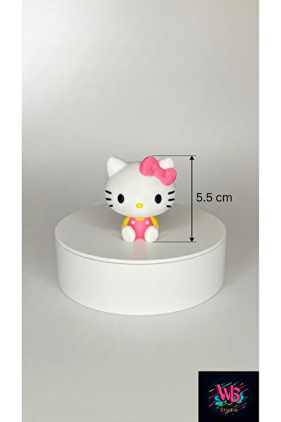 WLS studio Sevimli Hello Kitty Masaüstü Figürü | Sanrio Karakter Heykeli | Or...