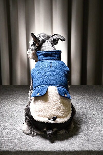 Pet Luxe ملابس ميجي دينم للكلاب من الصوف