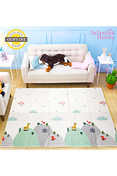 İnfant Hobby Best Friends City Premium Katlanabilir Oyun Matı 130x190x1 Cm (Ö...