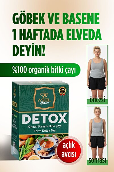 ASEL DETOX Detox Karışık Bitki. Çayı FİT YAŞAM tok tutma zayıflamak iştah kes...
