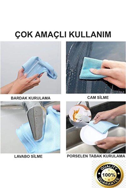 M.Y. TASO Extra 4'lü Araç Yıkama Kurulama Temizlik Paket-kurulama(40X40 CM)- Cam Bezi(40X40 CM)-eldiven-sünger