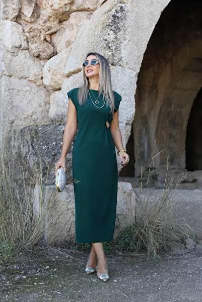 bytugcekaya Φόρεμα Emerald Straight Cut ντραπέ