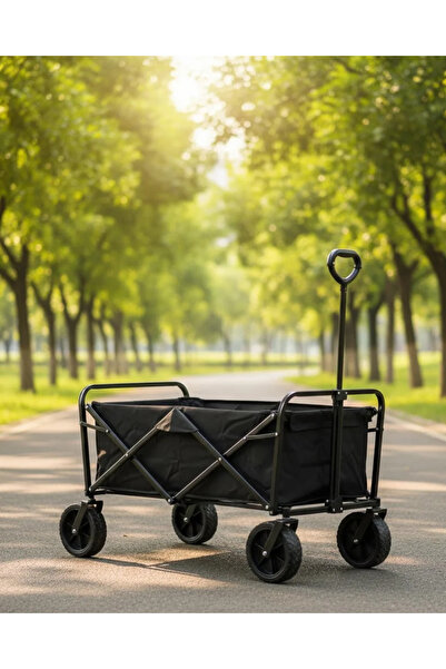 ASTRALTECH Büyük Kapasiteli Katlanır Kamp Arabası Taşınabilir Vagon