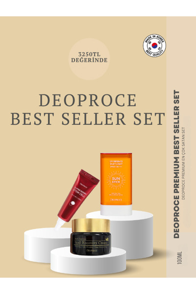DEOPROCE Premium Best Seller 3'lü Set