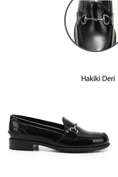 GÖNDERİ(R) Pantofi de damă din piele naturală cu cataramă din piele naturală