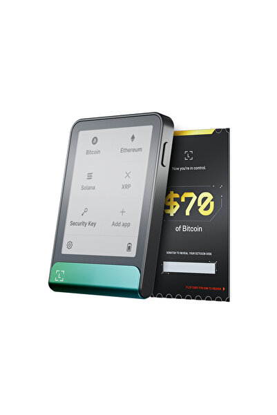 Ledger Flex Bakır Yeşili Kripto Donanım Cüzdanı ve Recovery Key + 70$ Değerin...