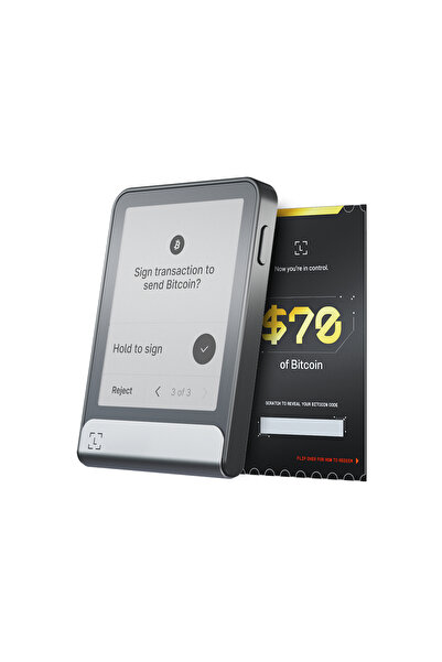 Ledger Flex Grafit Kripto Donanım Cüzdanı ve Recovery Key + 70$ Değerinde BTC...