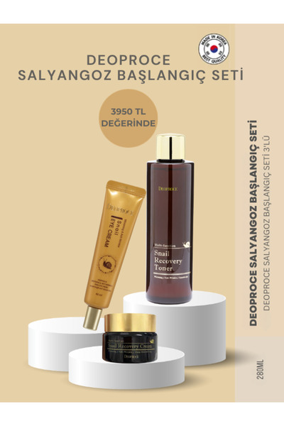 DEOPROCE SALYANGOZ BAŞLANGIÇ SETİ 3 'LÜ