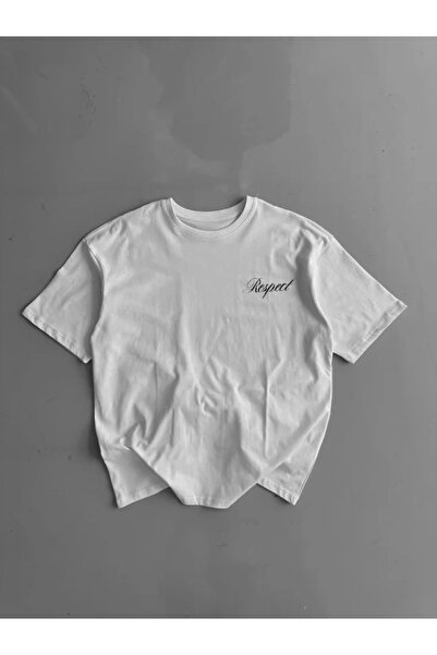 Kanonik Education Μπλουζάκι με στάμπα Oversize Crew Neck - Λευκό