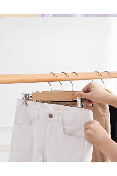 ARVALE Umeraș din lemn pentru pantaloni și fuste – Design durabil și elegant ...
