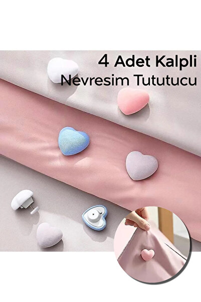 ARVALE 4-комплектний набір для кріплення ковдри та постільної білизни з кнопк...