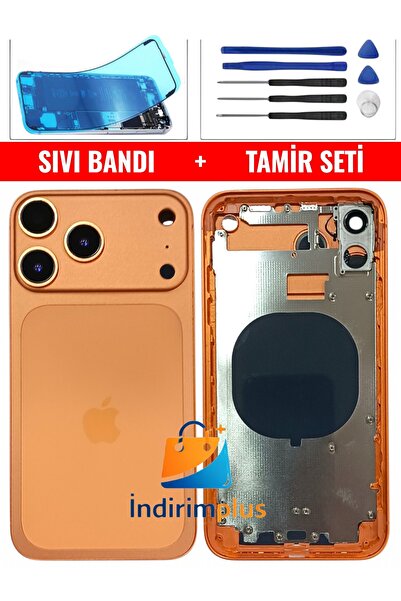 indirimplus iPhone 11 için 17 Pro Max Görünümlü Kasa +sıvı Bandi+Tamir Seti 1...