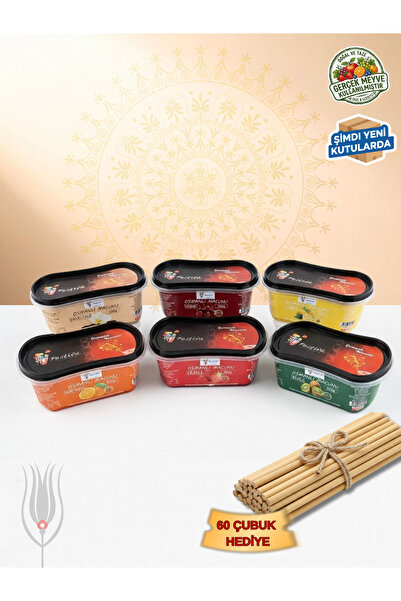 Festiva Osmanlı Macunu Hazır Seti 6 Çeşit 300gr. Meyveli Vanilya Dahil - 60 A...
