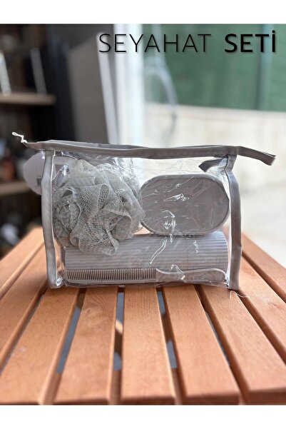 ARVALE 5-предметний дорожній набір і пляжний набір | Прозора сумка-органайзер...