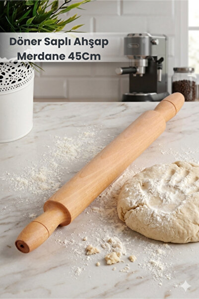 Orvila Döner Saplı Ahşap Merdane 45Cm