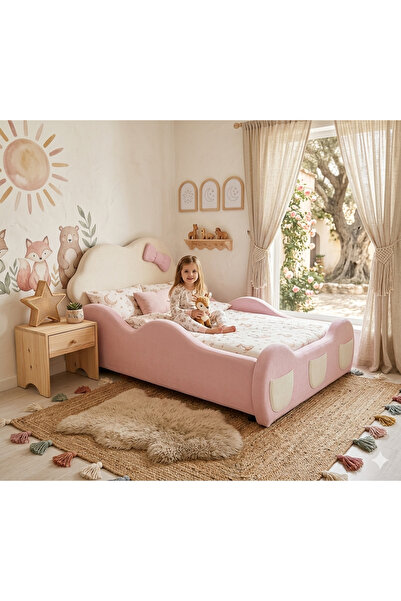 Puf Bebe Montessori Serisi _çocuk Yatağı_bebek Yatağı_puf Kurdeleli Yatak 120...