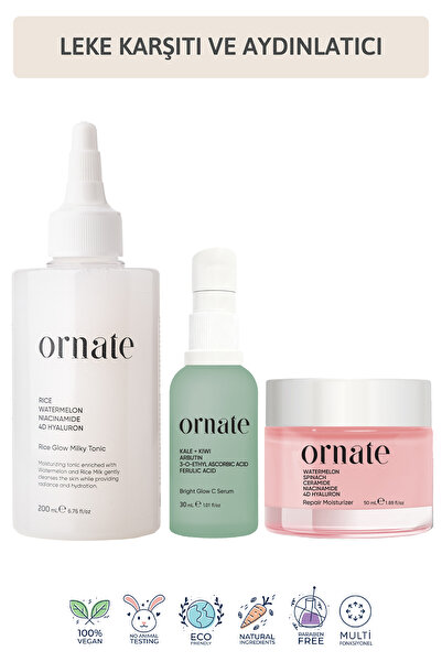 ORNATE Leke Karşıtı ve Aydınlatıcı Cilt Bakım Seti