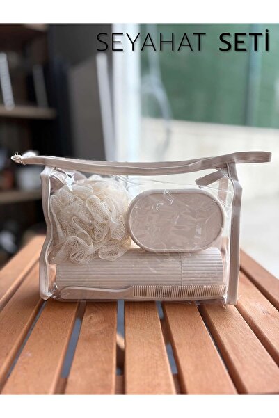 ARVALE 5-предметний дорожній набір і пляжний набір | Прозора сумка-органайзер...