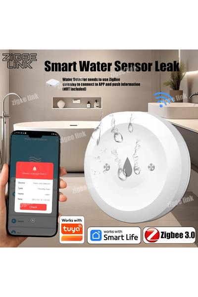 Choice Smart Water Leak Sensor For Tuya ZigBee 3.0 Flood Leakage Sensor Alarm...