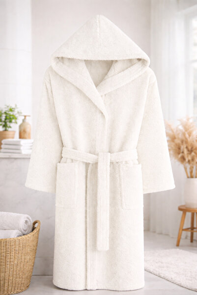 Uçkan home Халати з капюшоном для жінок та чоловіків, м'які та зручні, 100% б...