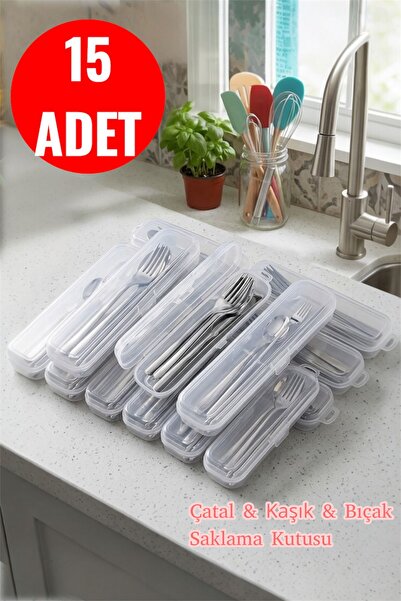 Bayev 15 Pcs Multix Fork Spoon Knife Storage Box - Dowry Spoon Sets Organizer...