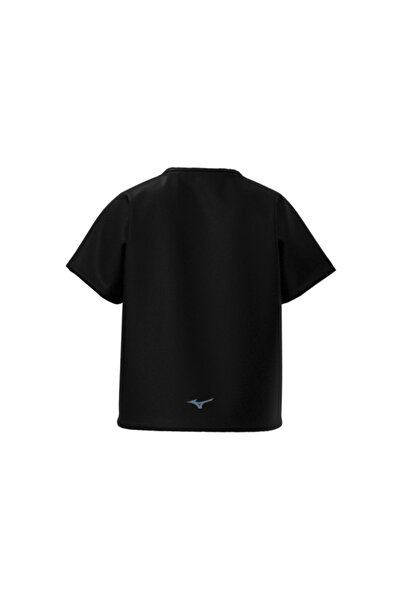 MIZUNO Чорна жіноча футболка з графічним принтом Athletics