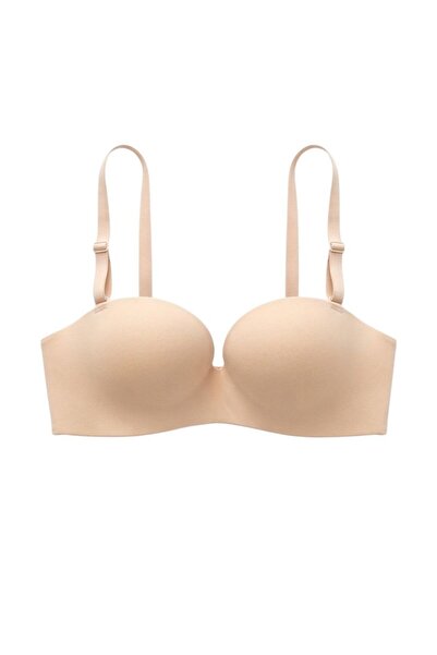 Belvü Sutien din piele fără bretele cu căptușeală dublă Belvü fără sârmă - 1141