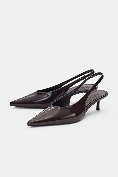 selin shoes Kisel Κοντό και Λεπτό τακούνι Λεπτομέρειες από ελαστικό στον αστρ...