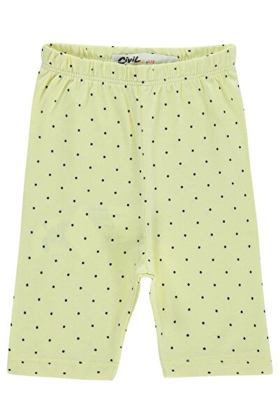 Civil Baby Orta Boy Puan Empirme Kapri 6-18 Ay Tayt - Sarı