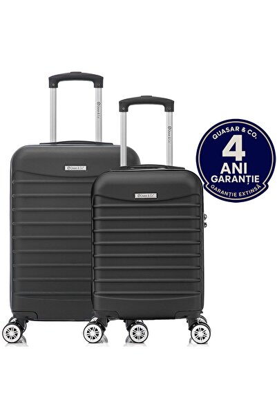 Quasar & Co. Set 2 Trolere Cabina 40x30x20cm roti detasabile si 55x36x20cm, b...