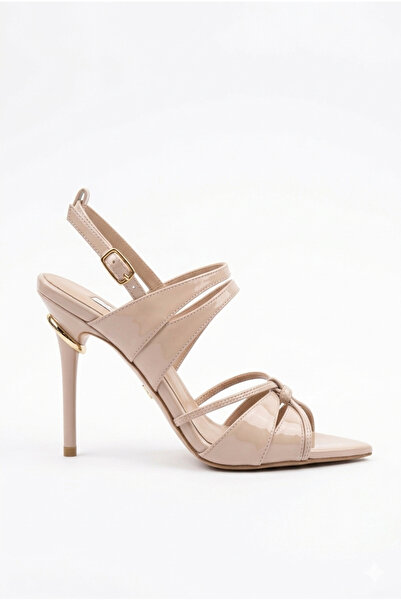 Giydim Gidiyor Hardi Special Design Λεπτό τακούνι u Παπούτσια Μπεζ