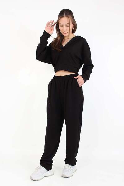 Mckanzie 6498 ( N-1773 ) طقم بقلنسوة مزدوجة الصدر